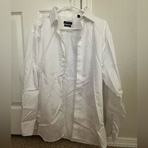 kenneth cole men’s long sleeve dress shirt size 16 1/2 32/33 L